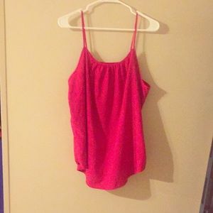 Pink size large tank top
